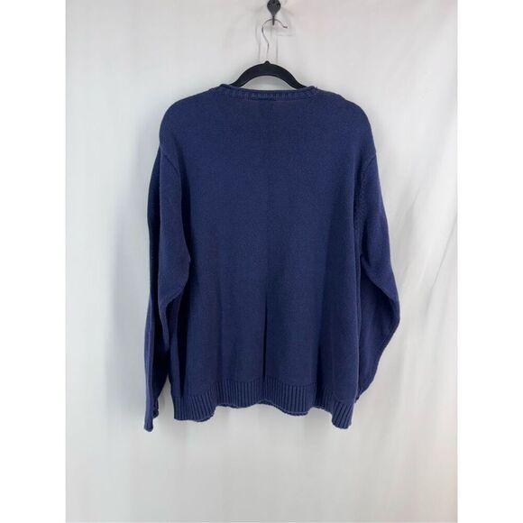 Vintage 90s Warner Bros Women’s Blue Tweety Looney Tunes Oversized Sweater XL - Picture 6 of 11